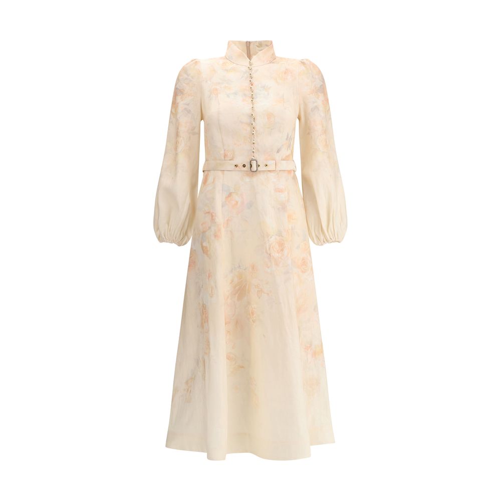 Vestido longo floral Zimmermann