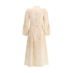 Vestido longo floral Zimmermann