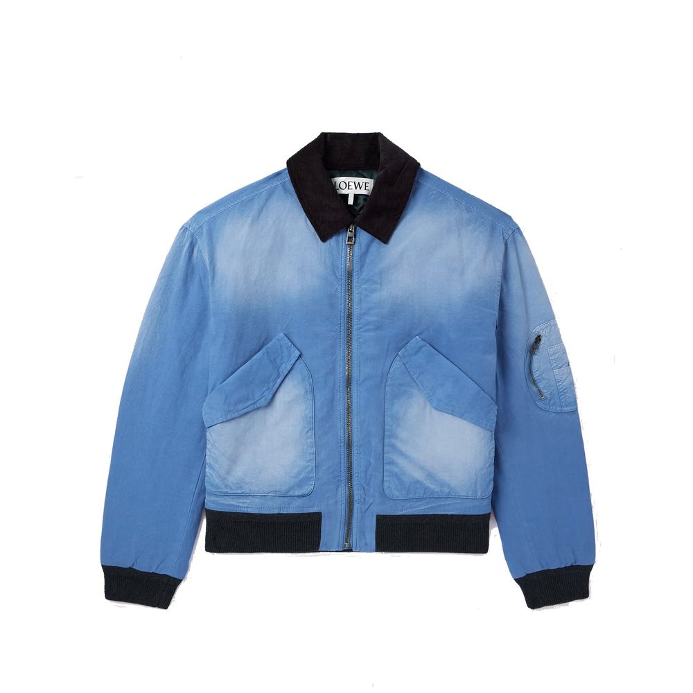 Jaqueta bomber de algodão acolchoado Loewe