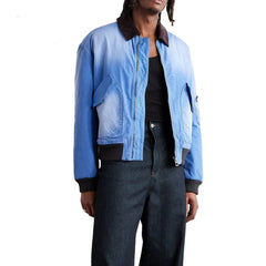 Jaqueta bomber de algodão acolchoado Loewe