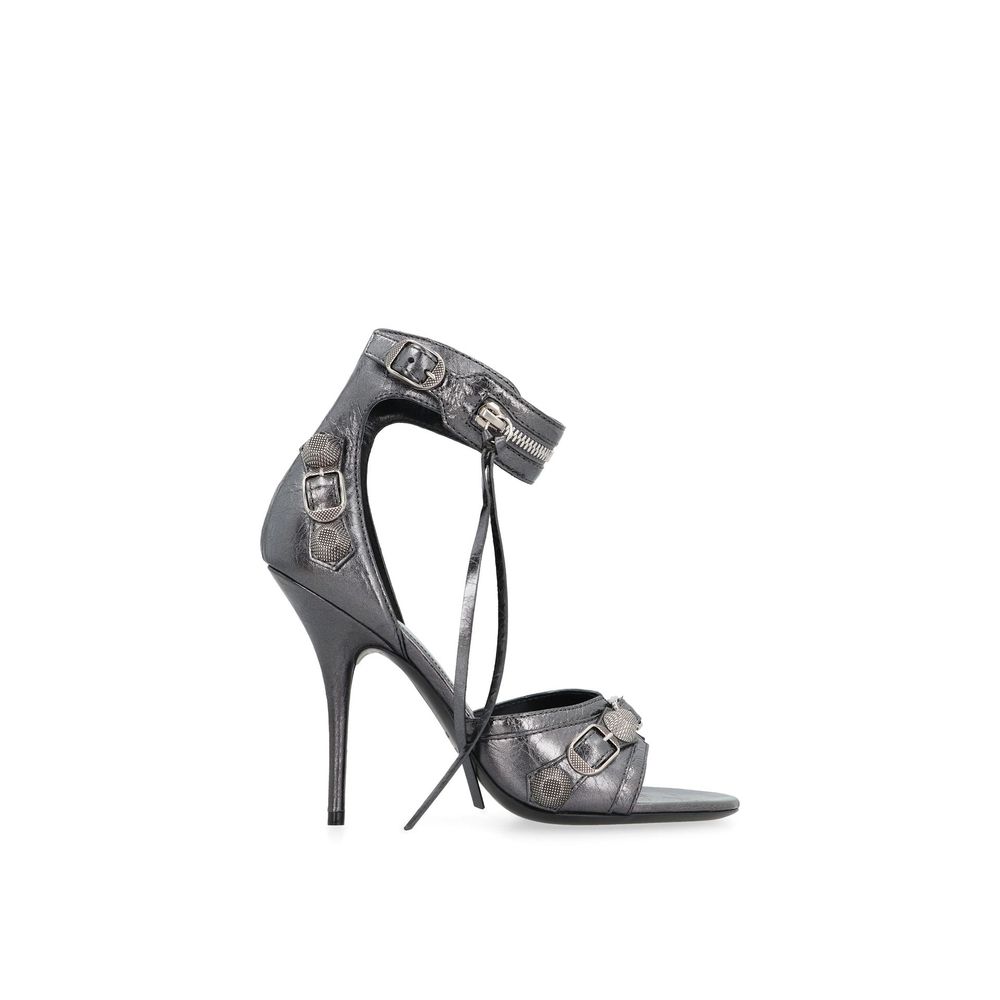 Sandálias de couro Balenciaga Cagole