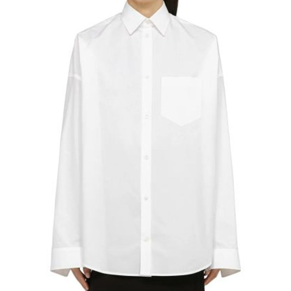 Camisa oversize de popeline Balenciaga
