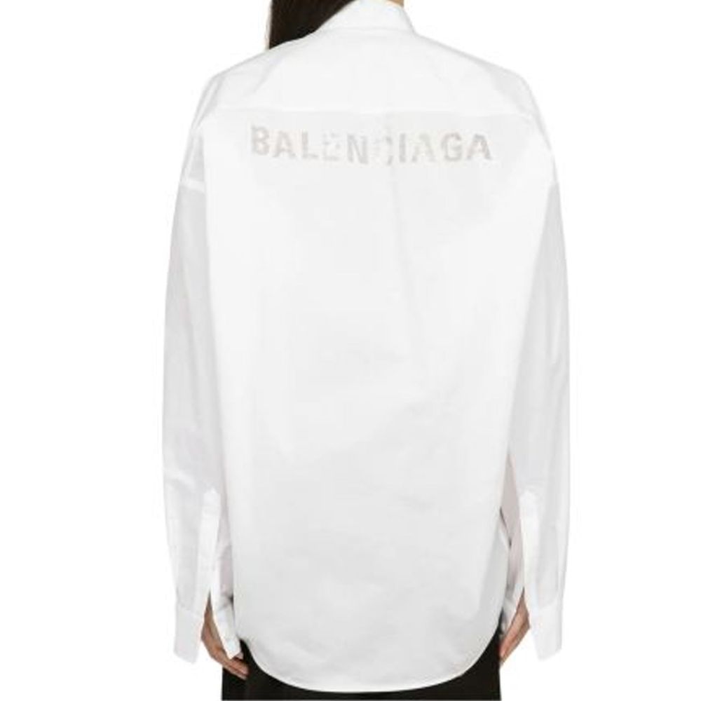 Camisa oversize de popeline Balenciaga