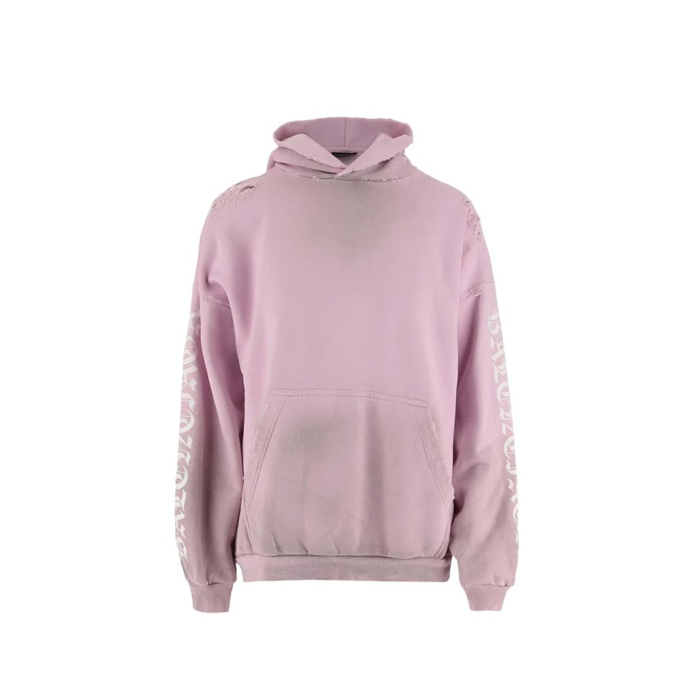 Moletom com capuz Balenciaga Stencil de ajuste médio