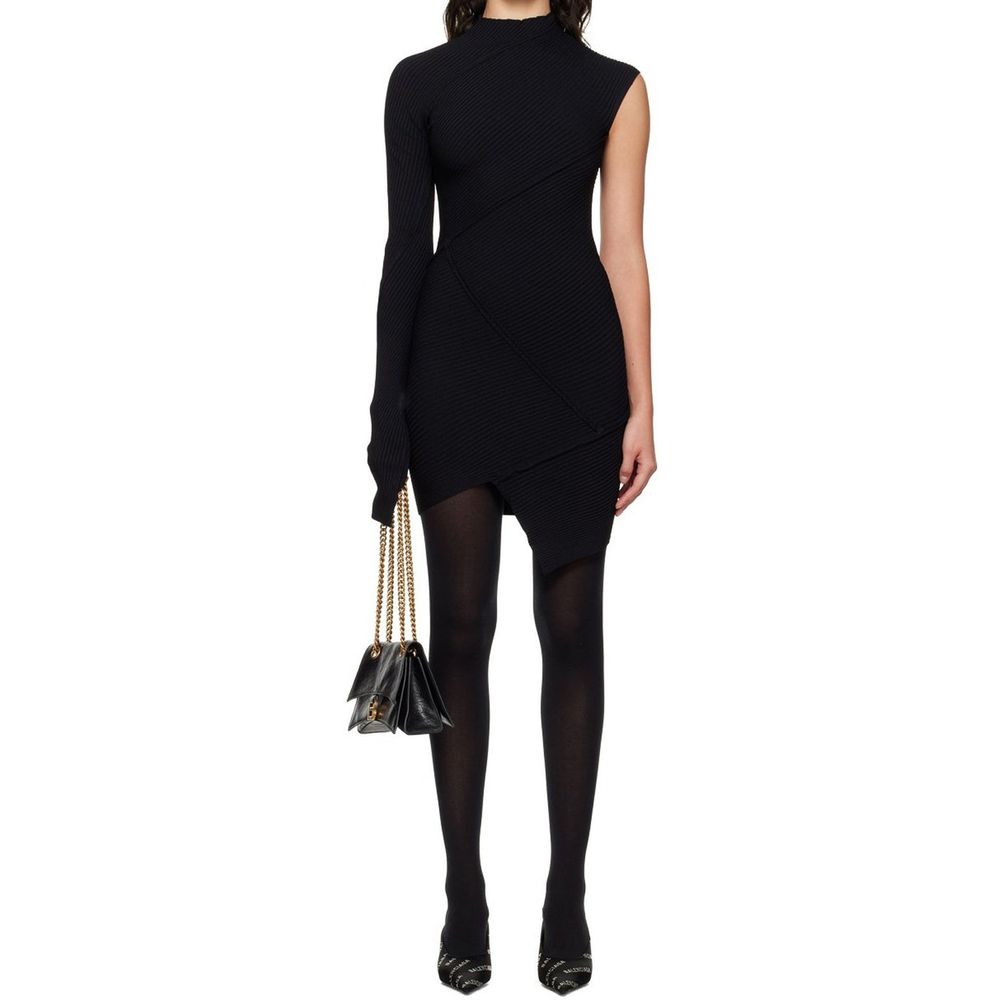 Vestido curto espiral Balenciaga