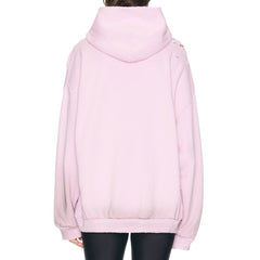 Moletom com capuz Balenciaga Stencil de ajuste médio