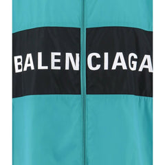 Jaqueta Balenciaga Windbreaker com logotipo