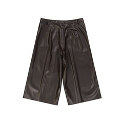 Shorts de couro sintético BLANCA VITA