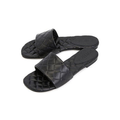 Mulas de couro Amy da Bottega Veneta