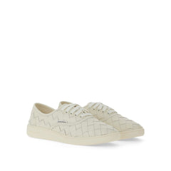 Tênis de couro Bottega Veneta Intrecciato
