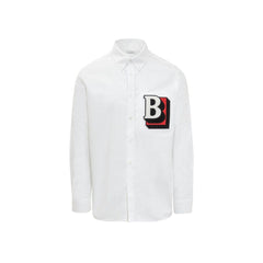 Camisa de algodão Burberry