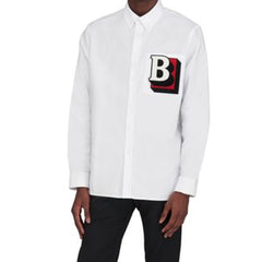 Camisa de algodão Burberry