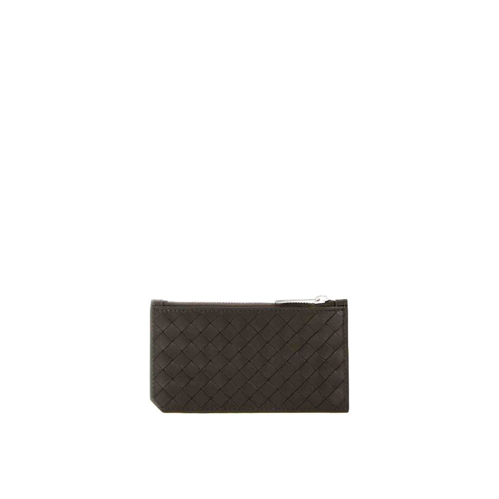 Porta-cartões de couro Bottega Veneta Intrecciato