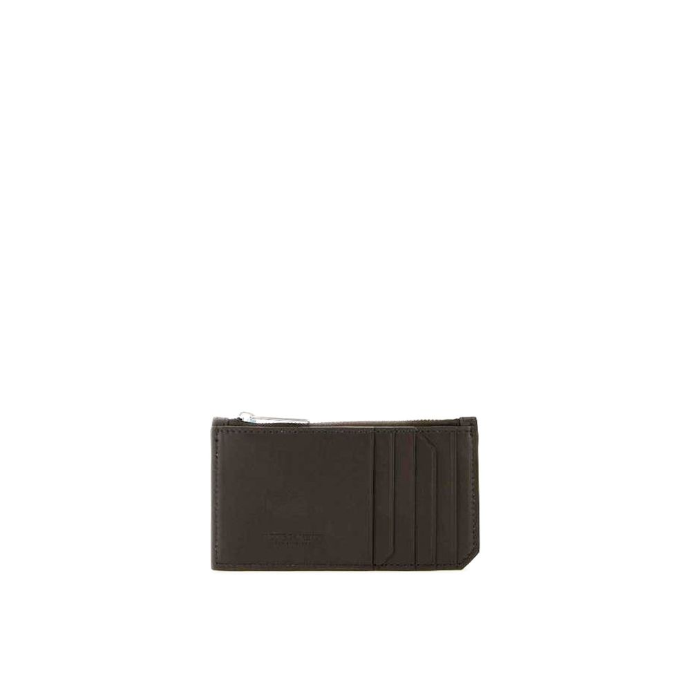 Porta-cartões de couro Bottega Veneta Intrecciato