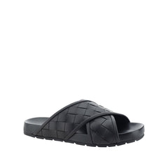 Sandálias de couro Bottega Veneta Intrecciato