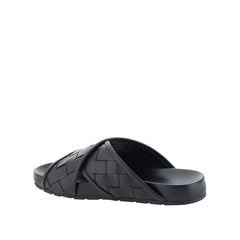 Sandálias de couro Bottega Veneta Intrecciato