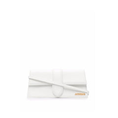 Bolsa de ombro longa de couro Jacquemus Le Bambino