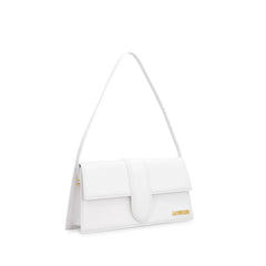 Bolsa de ombro longa de couro Jacquemus Le Bambino