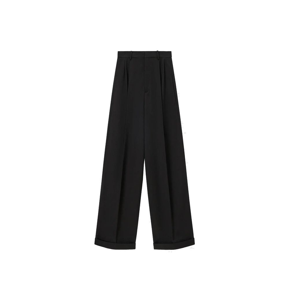 Calças de algodão e seda Loewe
