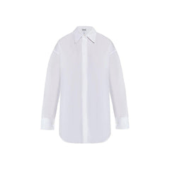 Camisa de algodão drapeada Loewe