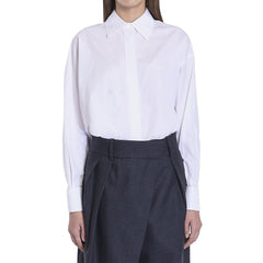 Camisa de algodão drapeada Loewe