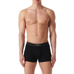 Boxer de malha de algodão com logotipo Saint Laurent