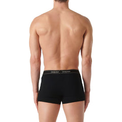 Boxer de malha de algodão com logotipo Saint Laurent