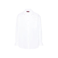 Camisa de algodão com logotipo da Gucci