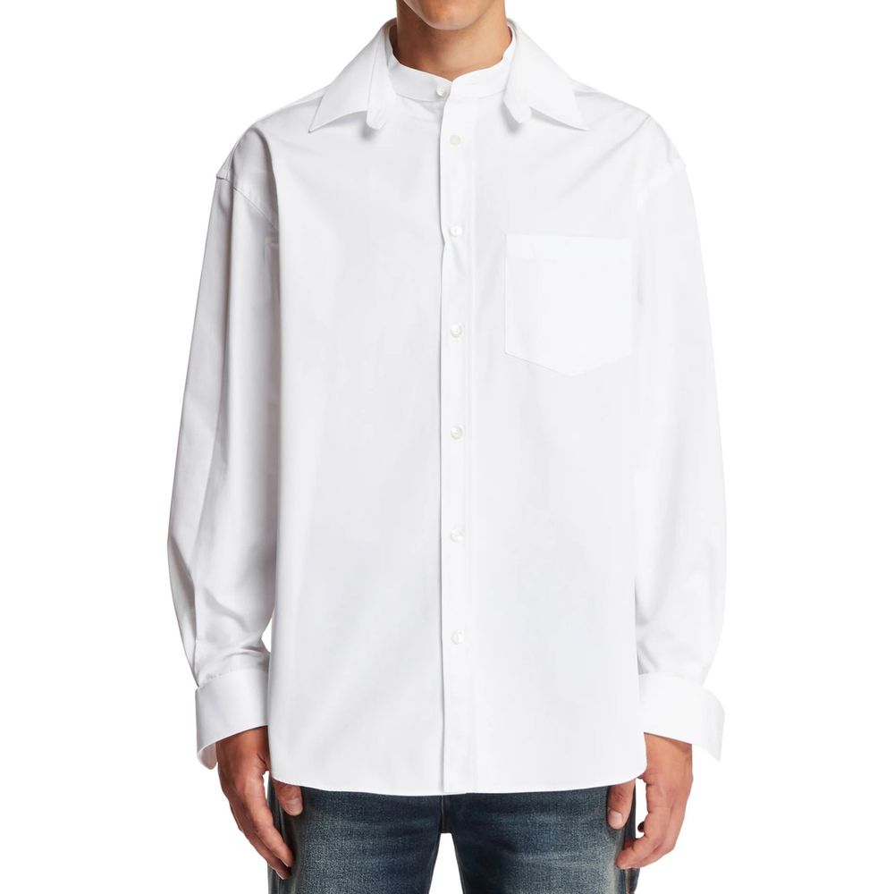 Camisa de algodão com logotipo da Gucci