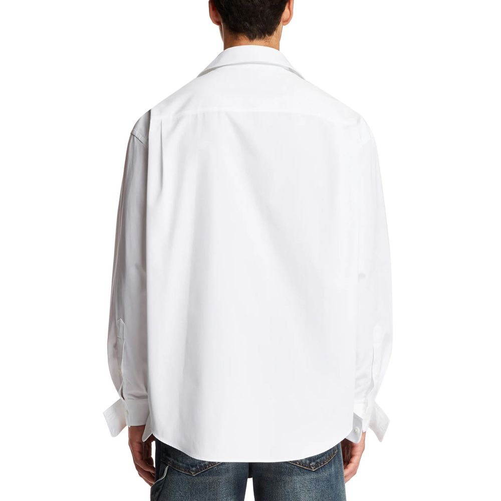 Camisa de algodão com logotipo da Gucci