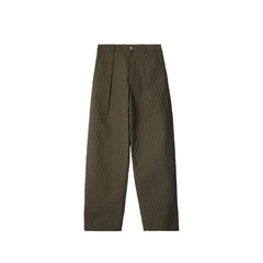 Calças plissadas acolchoadas Burberry