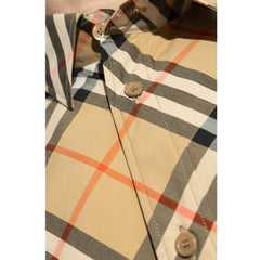 Camisa xadrez Burberry