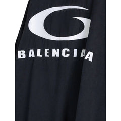 Vestido camiseta com estampa de ícone Balenciaga