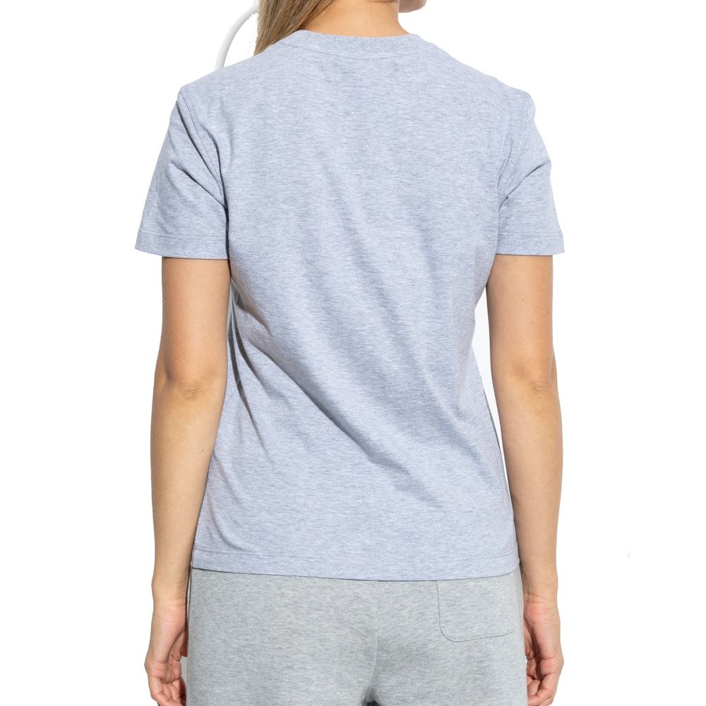 Camiseta de algodão com logotipo Fendi