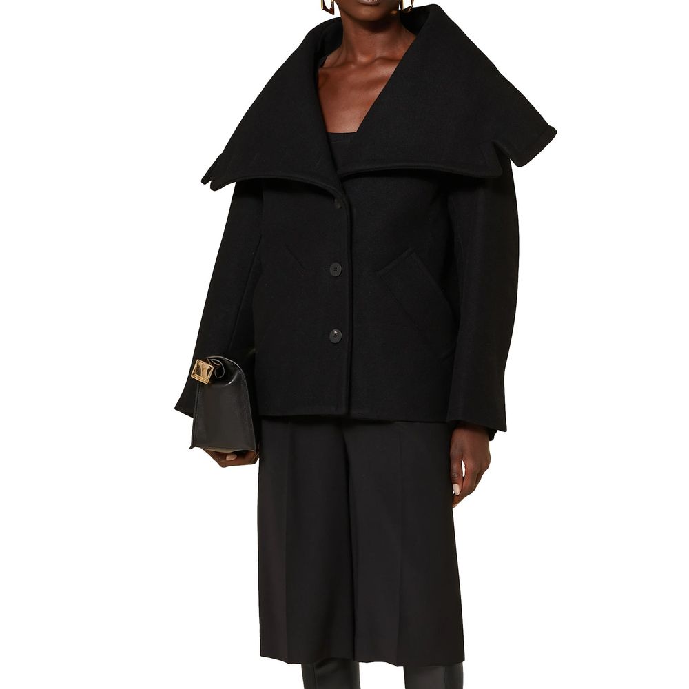 Jaqueta Jacquemus Le Caban Caruso com gola drapeada