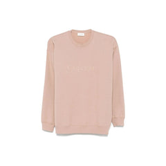 Moletom com logotipo de algodão Saint Laurent