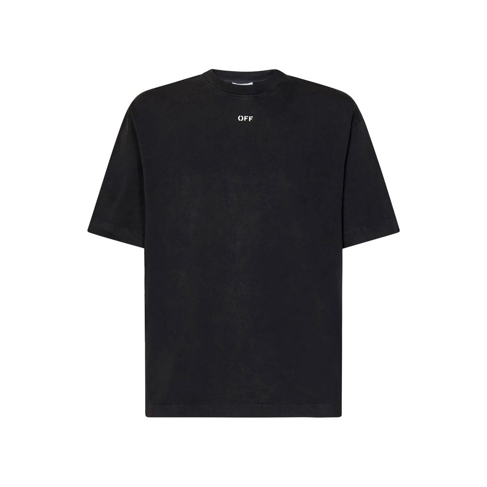Camiseta com estampa do logotipo do skate Off-White S.Matthew