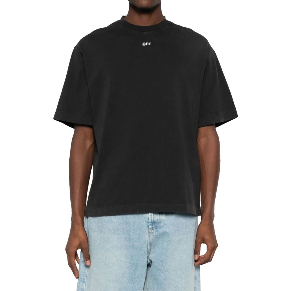 Camiseta com estampa do logotipo do skate Off-White S.Matthew