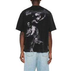 Camiseta com estampa do logotipo do skate Off-White S.Matthew