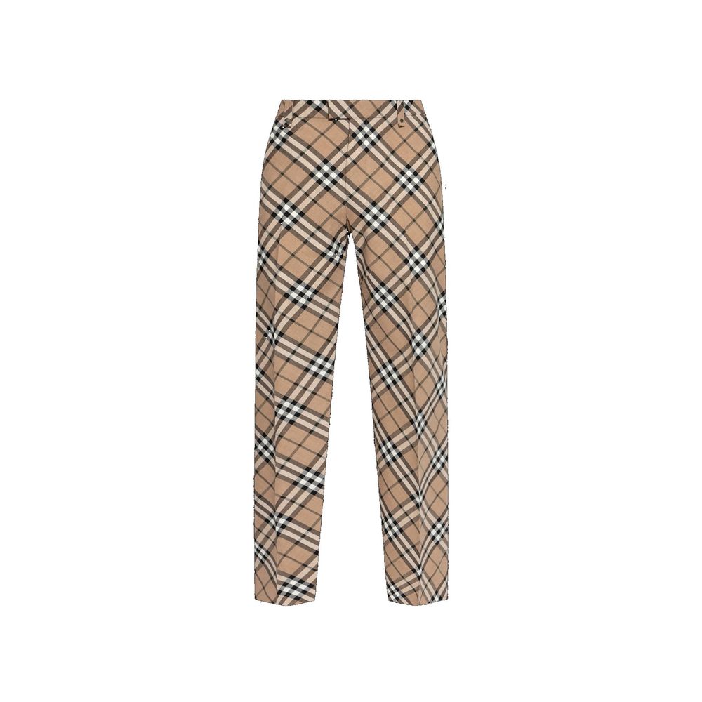 Calça xadrez Burberry Wool Blend