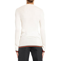 Camiseta de seda canelada Gucci