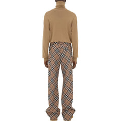 Calça xadrez Burberry Wool Blend