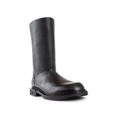 Botas de armação de couro Fendi