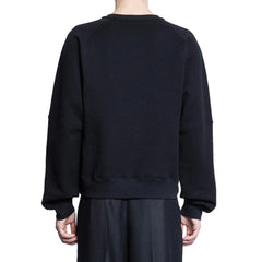 Moletom com logotipo de algodão Saint Laurent
