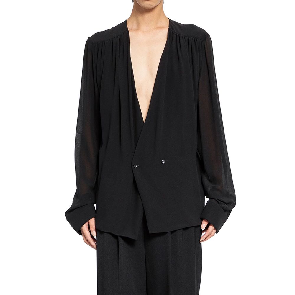 Camisa de seda Saint Laurent