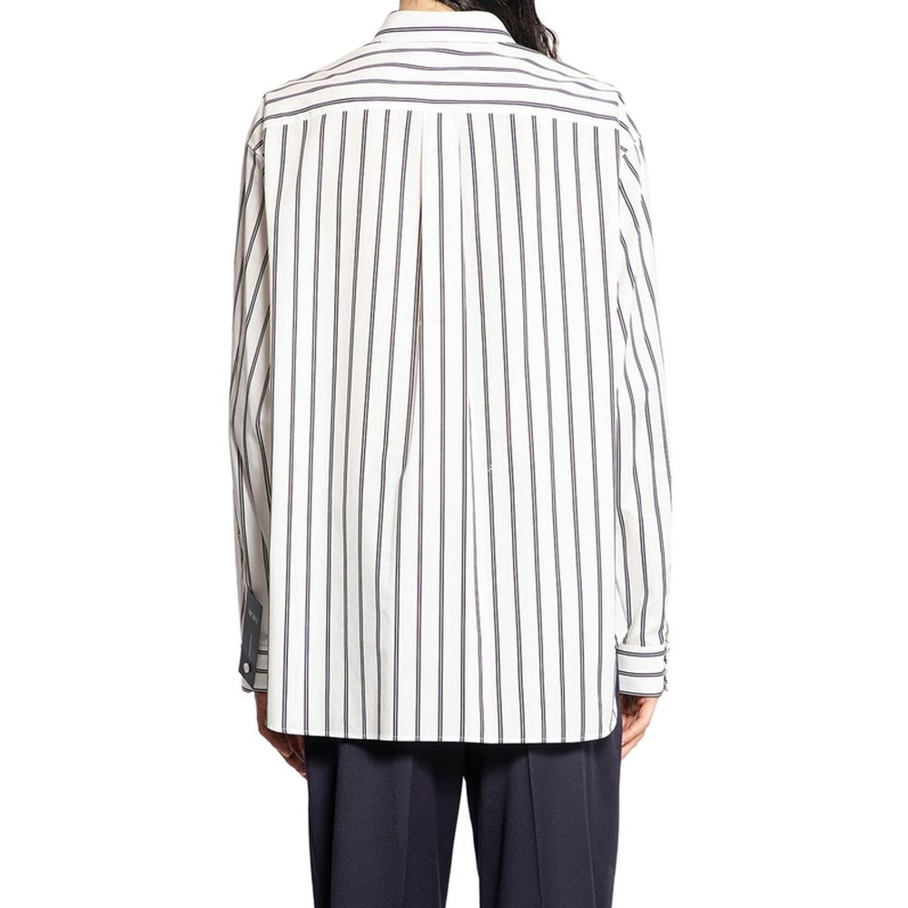 Camisa listrada de algodão Dior