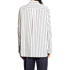 Camisa listrada de algodão Dior