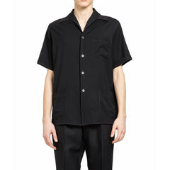 Camisa de lã de manga curta Maison Margiela