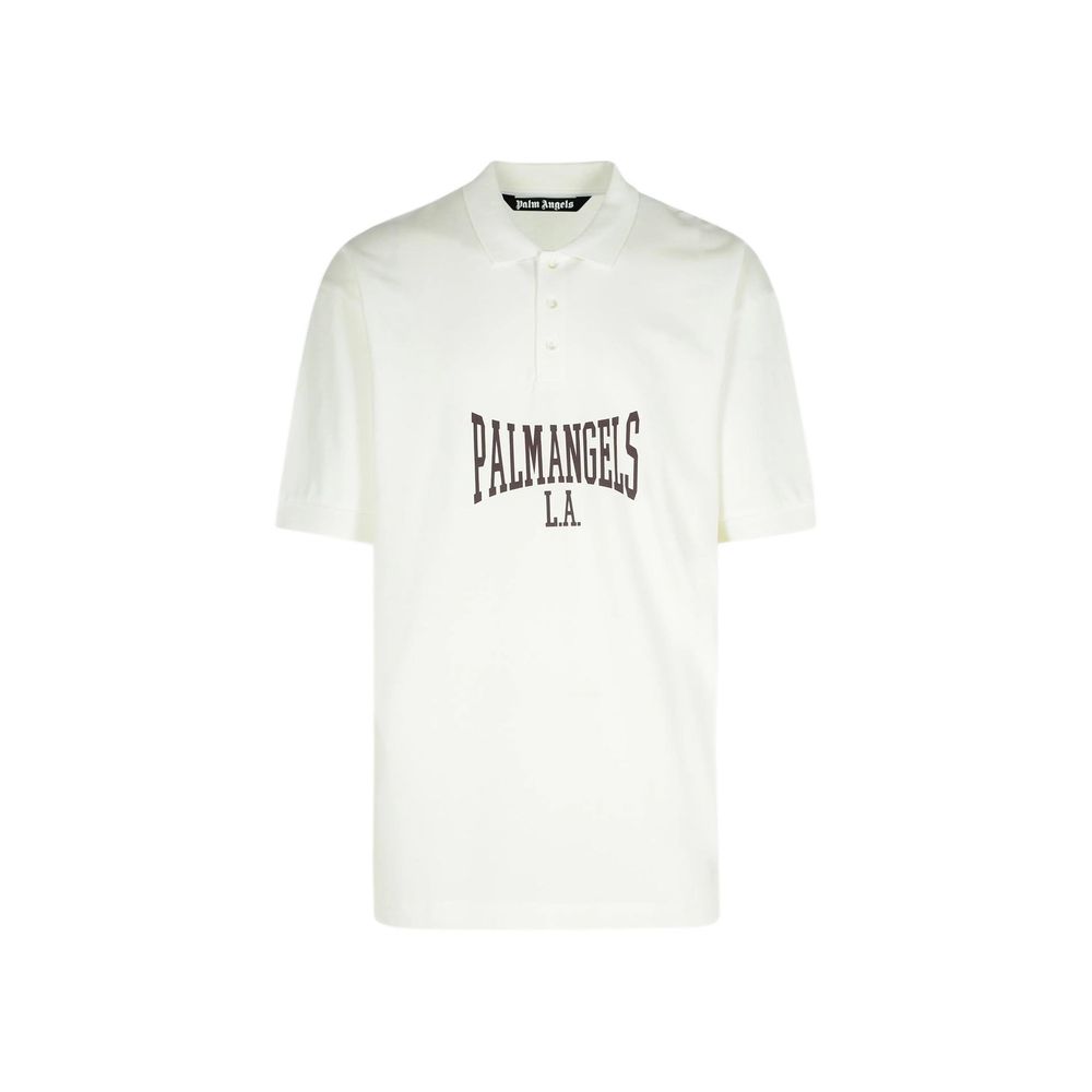 Polo com logotipo do Palm Angels College