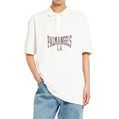 Polo com logotipo do Palm Angels College